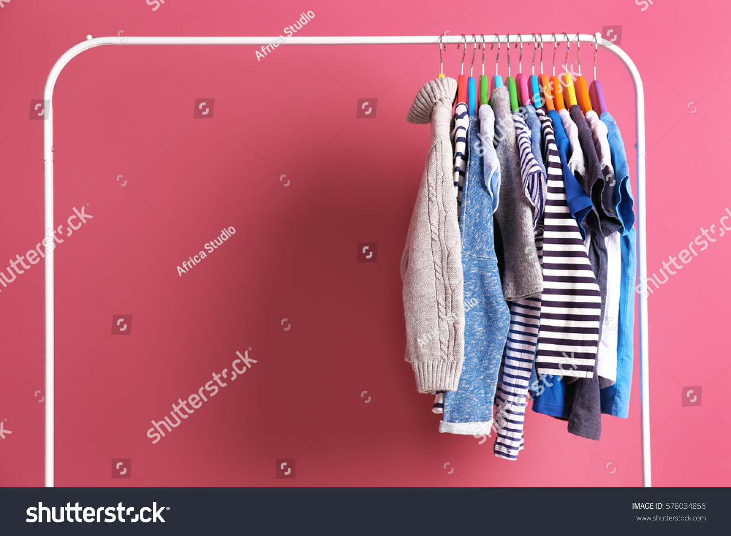 A Clothes Rack Needed to be Filled