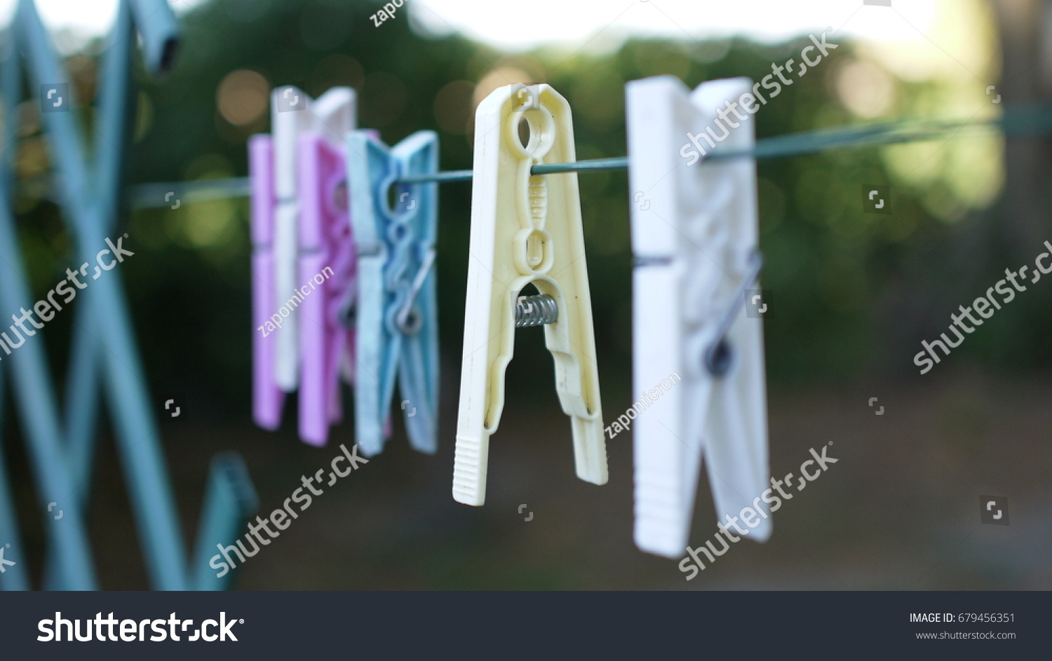 Pins on a Clothesline